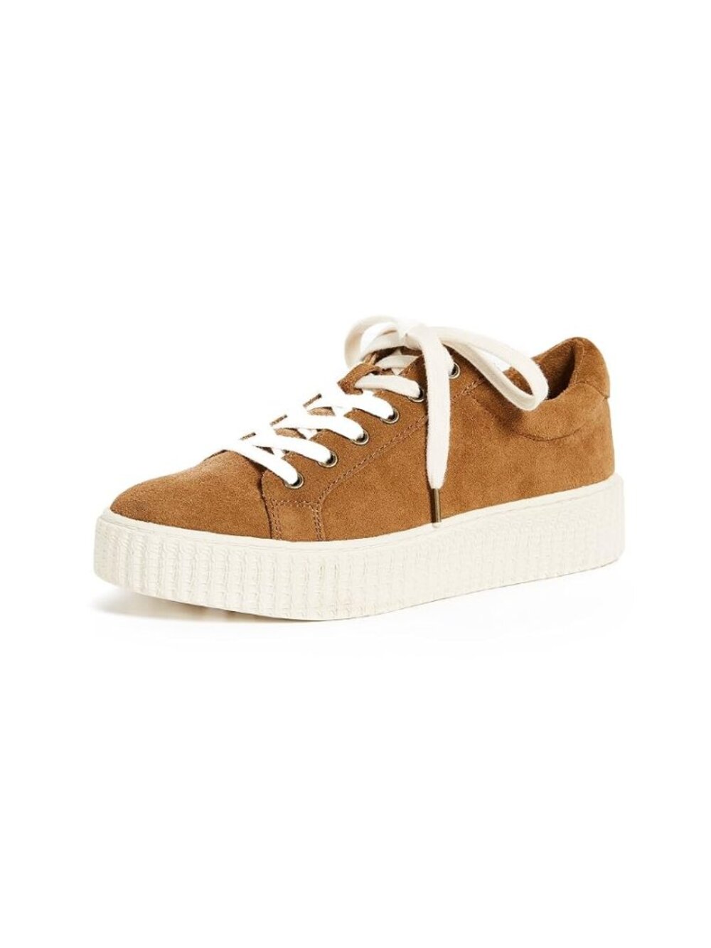 Caramel Brown Suede Tennis Shoes, Splendid Brand